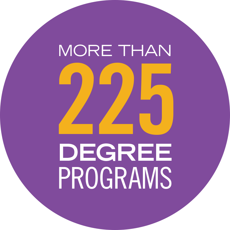 WSU has more than 225 degree programs