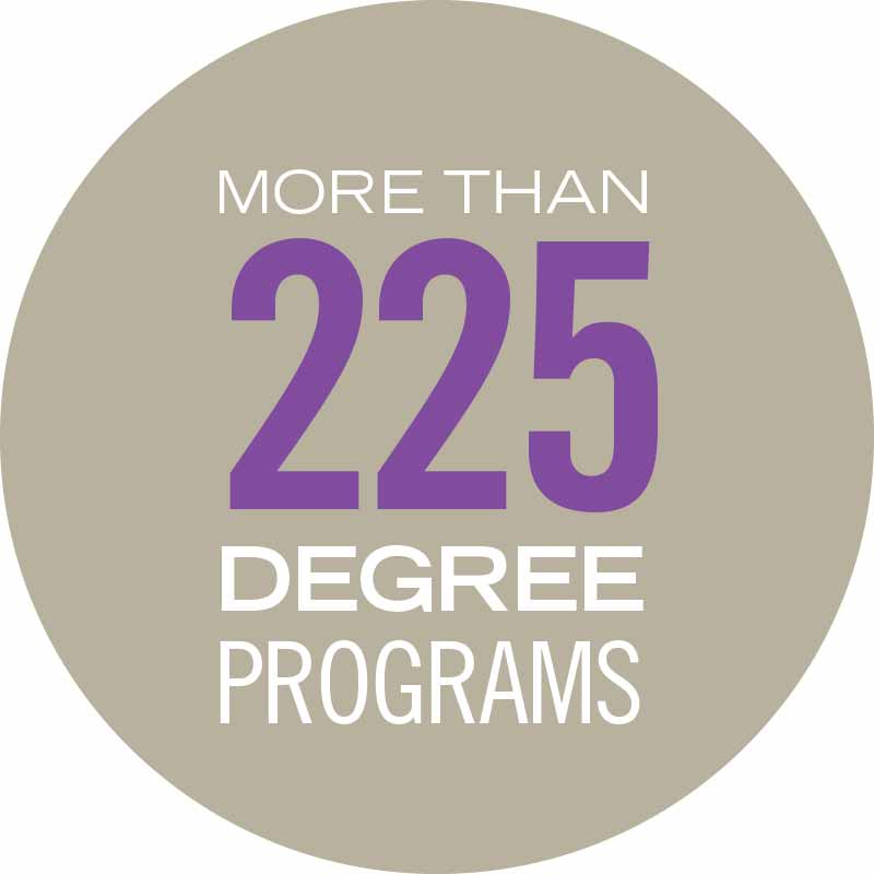 WSU has more than 225 degree programs