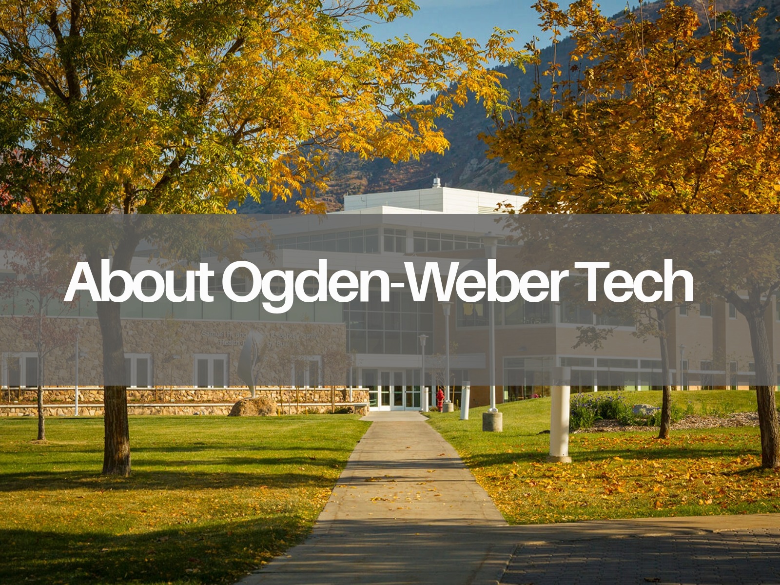 Preloaded Ogden-Weber Tech campus photo