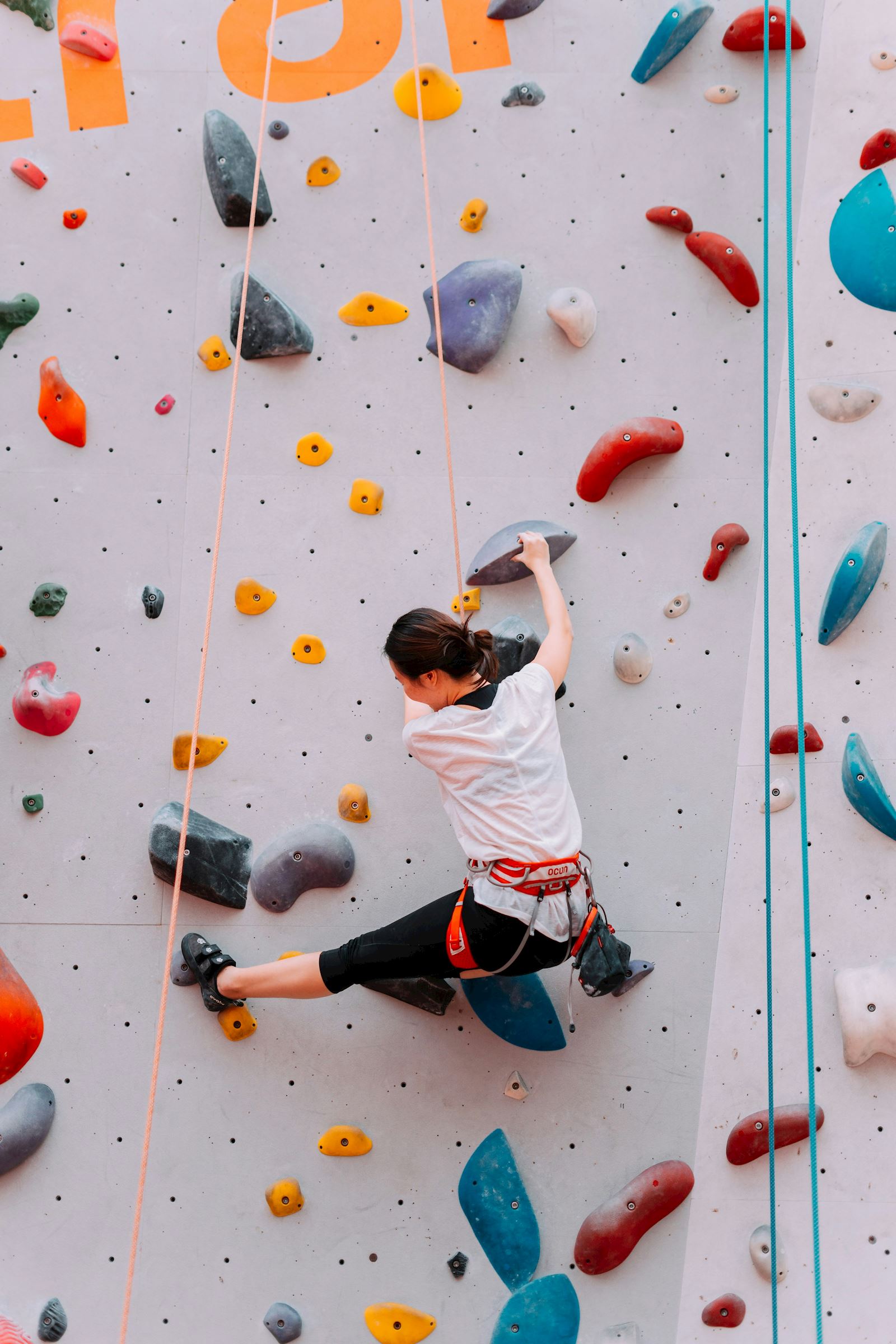 Rock climbing