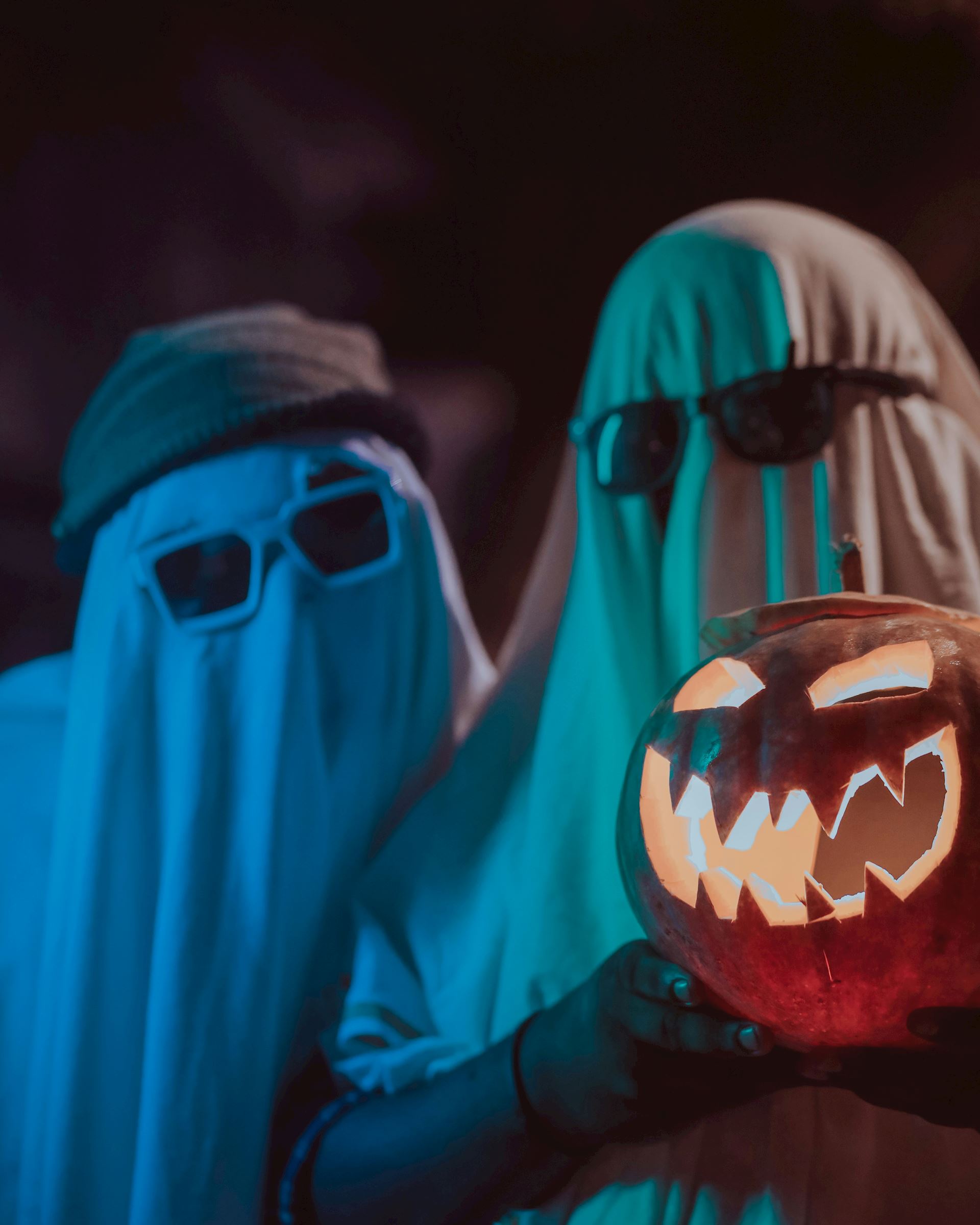 Halloween decorations and celebration