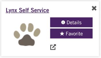 Lynx Self-Service app