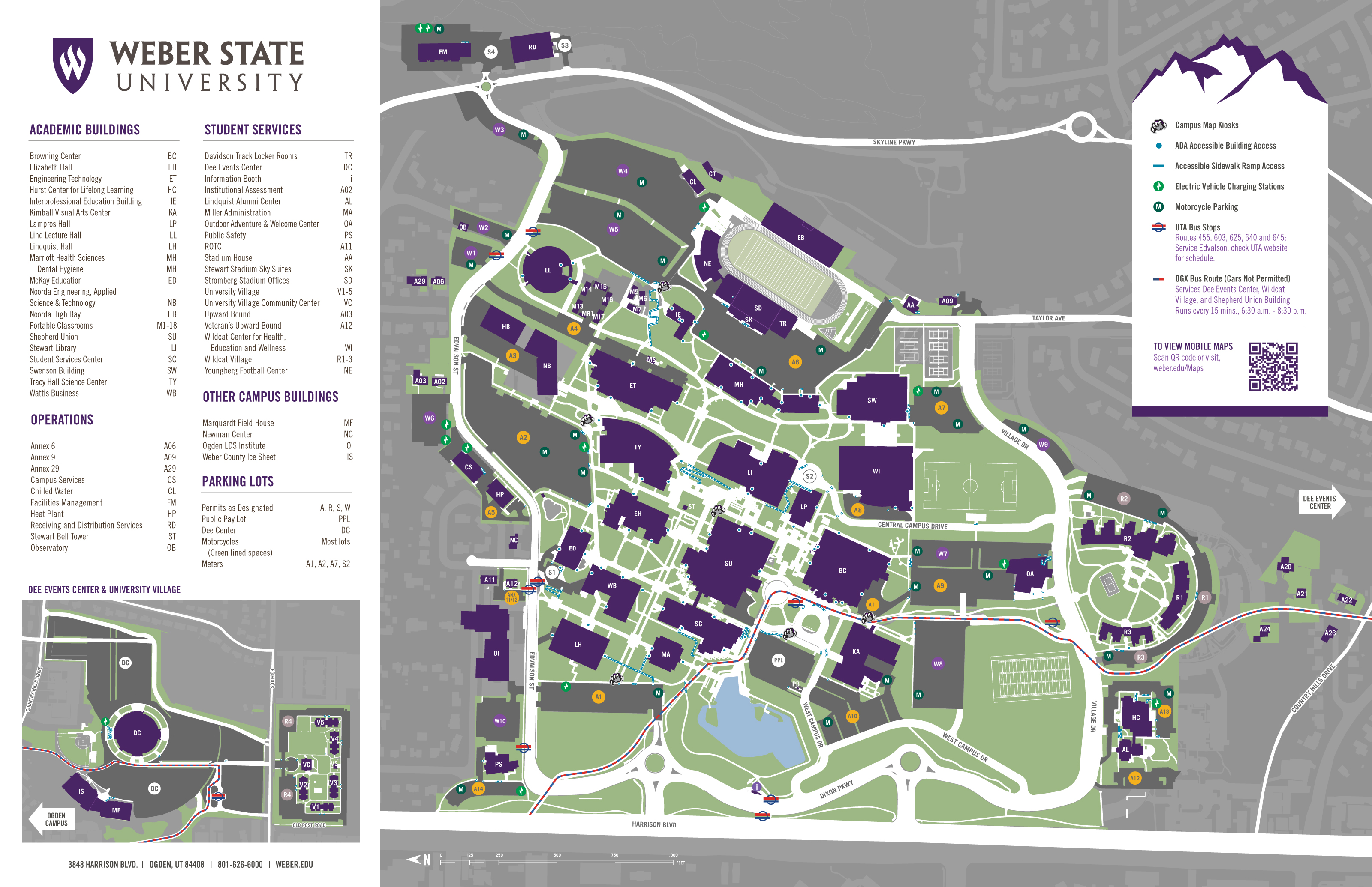 Weber State Ogden Campus Map 