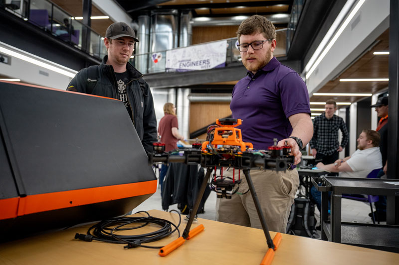 Students learning workforce skills