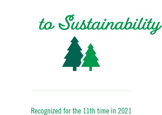 The Arbor Day Foundation recognized WSU for the eleventh time in 2021 for being a tree campus.