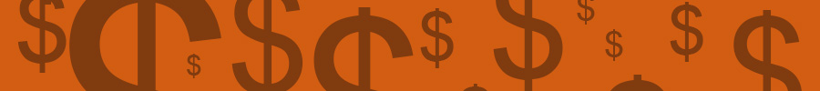 orange dollar signs