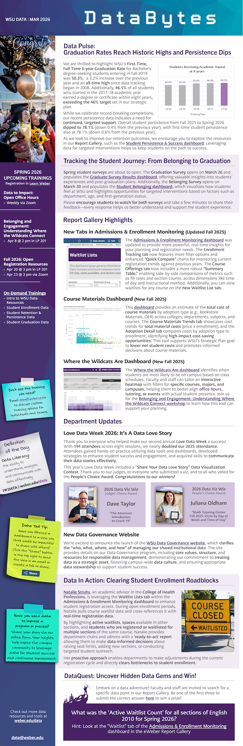 Image of March 2026 DataBytes Issue