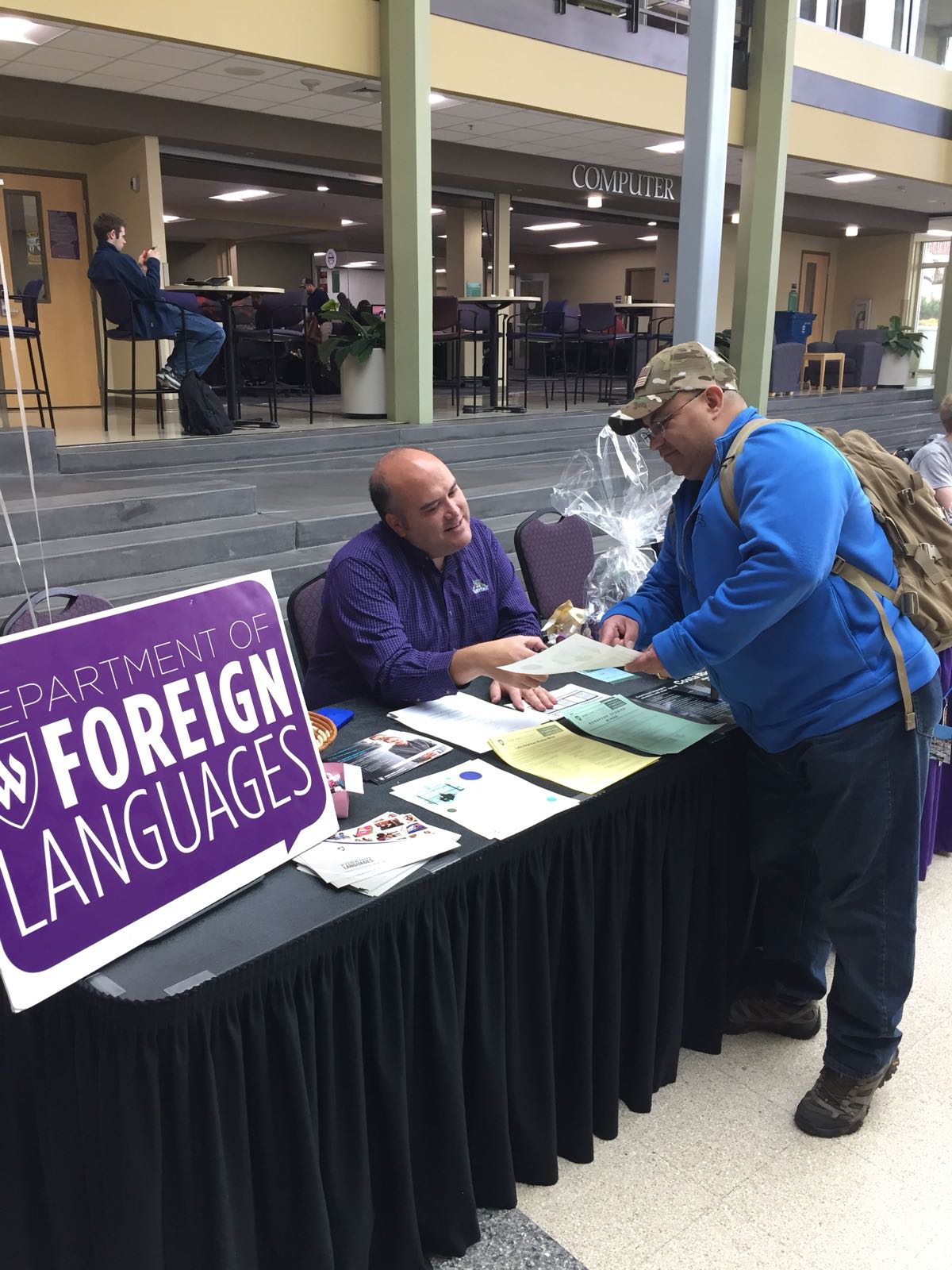 At the Foreign Languages Department Open House 2018