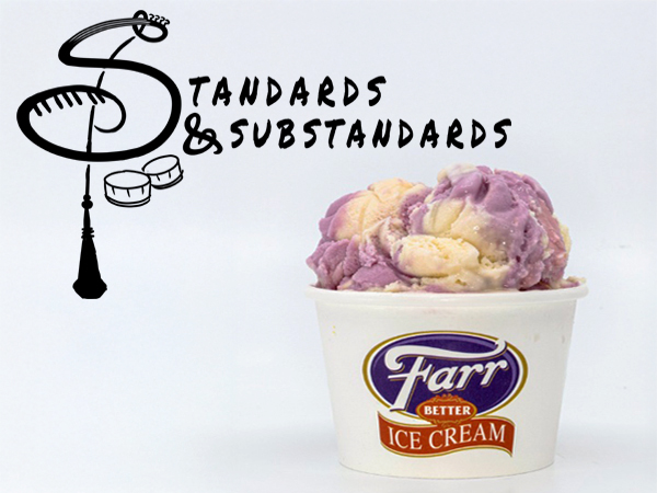 Standards & Substandards Band Logo and Wildcat Wripple Ice Cream