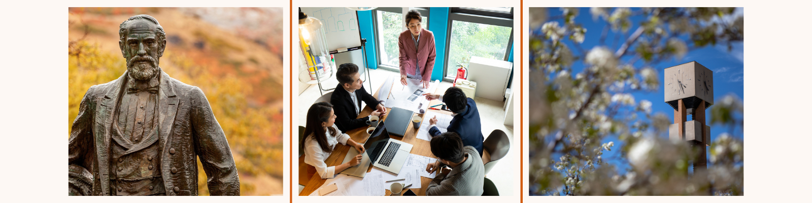 Images of Weber State's Ogden campus