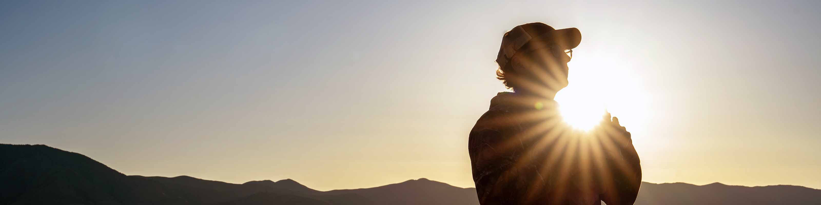 Research being conducted out at the Great Salt Lake during sunset.