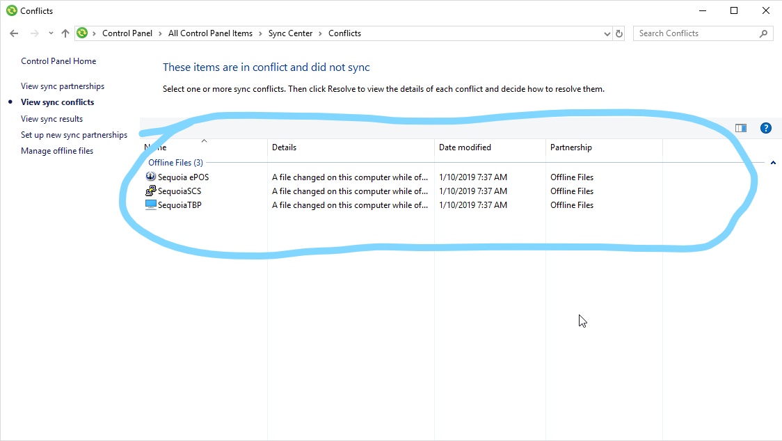 How To Resolve Sync Conflicts With Sync Center