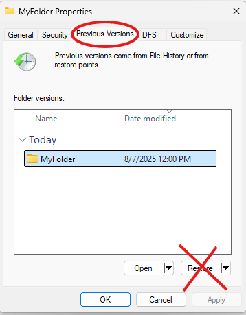 Propterties Window Part 2