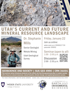 Dr. Stephanie Mills - Utah's Current and Future Mineral Resource Landscape