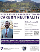 Justin Owen - Weber State's Progress Toward Carbon Neutrality