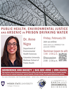 Dr. Anne Nigra - Public Health, Environmental Justice, and Arsenic in Prison Drinking Water