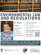 Dr. Robin Craig - Environmental Law and Regulations