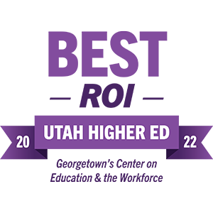 In 2022, WSU had the best return on investment of Utah colleges per Georgetown's Center on Education & the Workforce