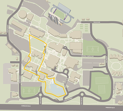 1 mile route