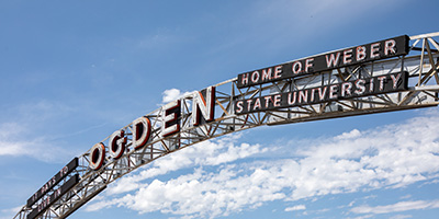 Ogden Signage Home of Weber State