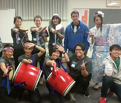 drumming students