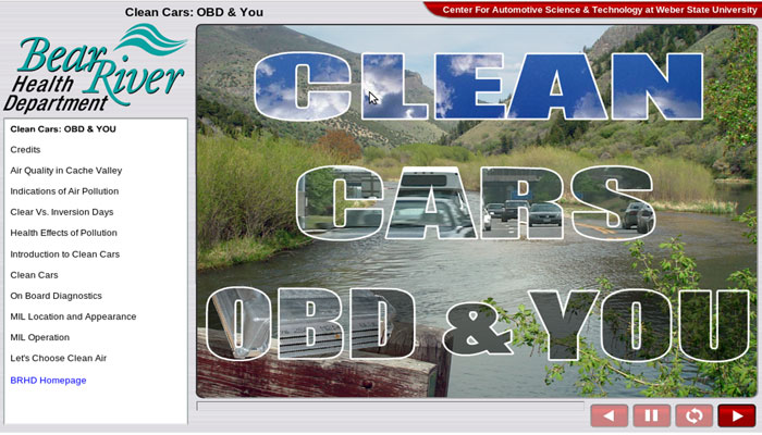 OBD Clean Air Training, Cache County Utah