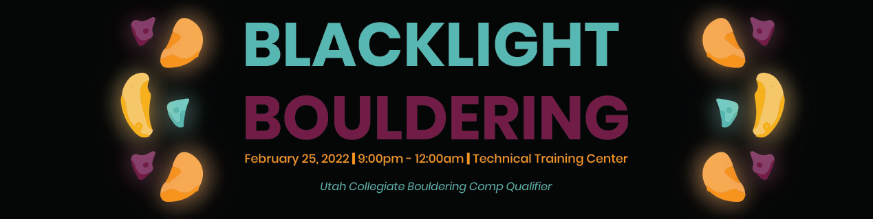 blacklight bouldering