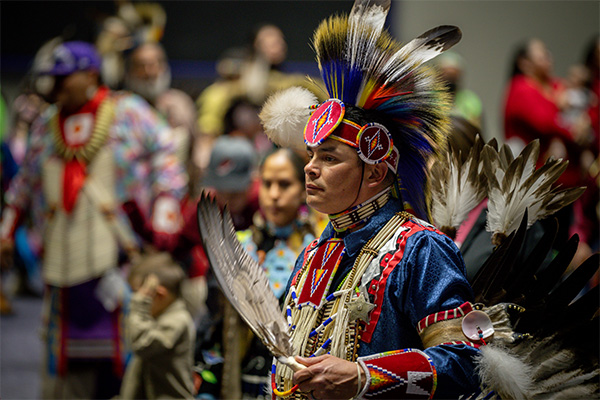 dancers at the Pow Wow