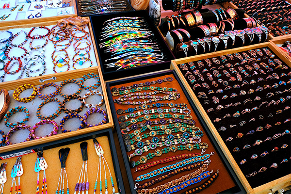 Market of Native American Jewelry