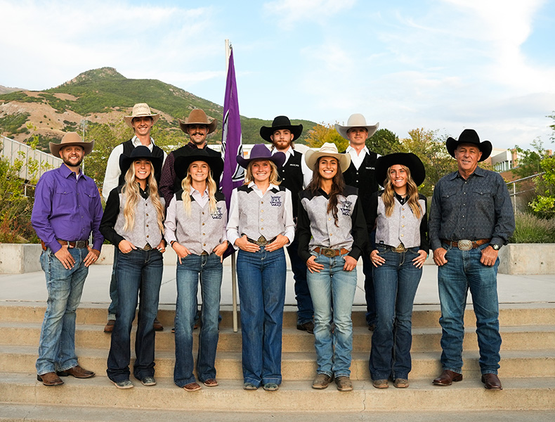 Weber State Rodeo Club team photo