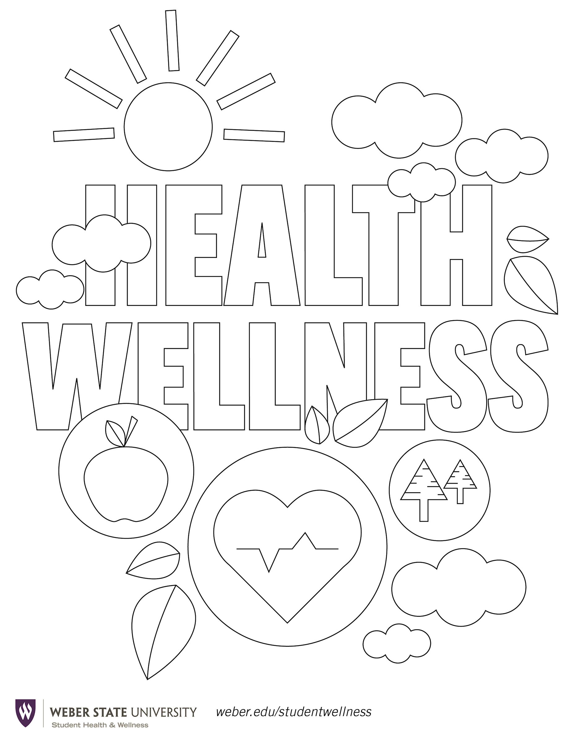 Health Class Coloring Pages 2025 