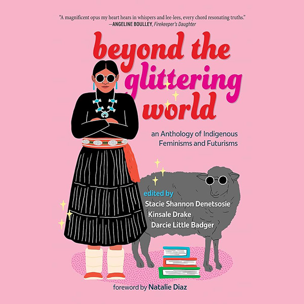 Book cover for beyond the glittering world 