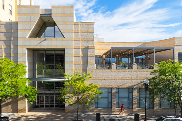 Exterior of David Eccles Conference Center