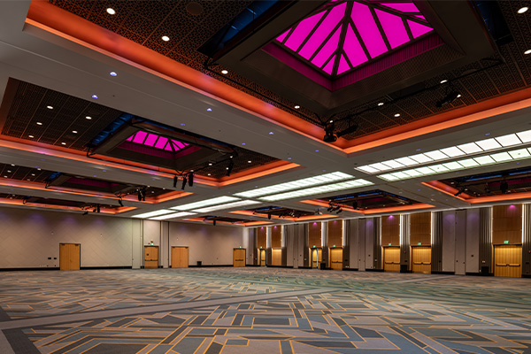 Ballroom in conference center