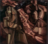 Figure 1 Marcel Duchamp, The King and the Queen Surrounded by Swift Nudes, 1912, oil on canvas.