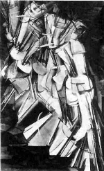 Figure 2: Marcel Duchamp, Nude Descending a Staircase [No.2], 1912, oil on canvas.