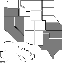 map showing that California, oregon, nevada, oklahoma, texas, and kansas have passed laws banning workplace discrimination based on genetic testing.