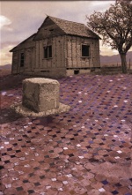 "Abandoned House," Digital artwork by Susan Makov.