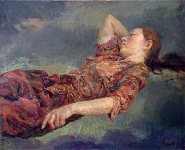 Painting, "Dream," 2001, 80 cm x 100 cm