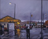 Doug Braithwaite; Evening Shift, Oil, 16" x 20"