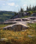 John Hughes; Granite Ridge, Oil, 10" x 8"