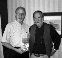 Photo of N. Colwell Snell with Stephen Dunn.