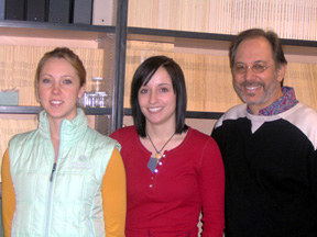 Breanna Bartosz, Kristen Gurr and Dr. Sam Zeveloff