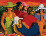 La Regata, 2004, oil on canvas, 36” x 48”